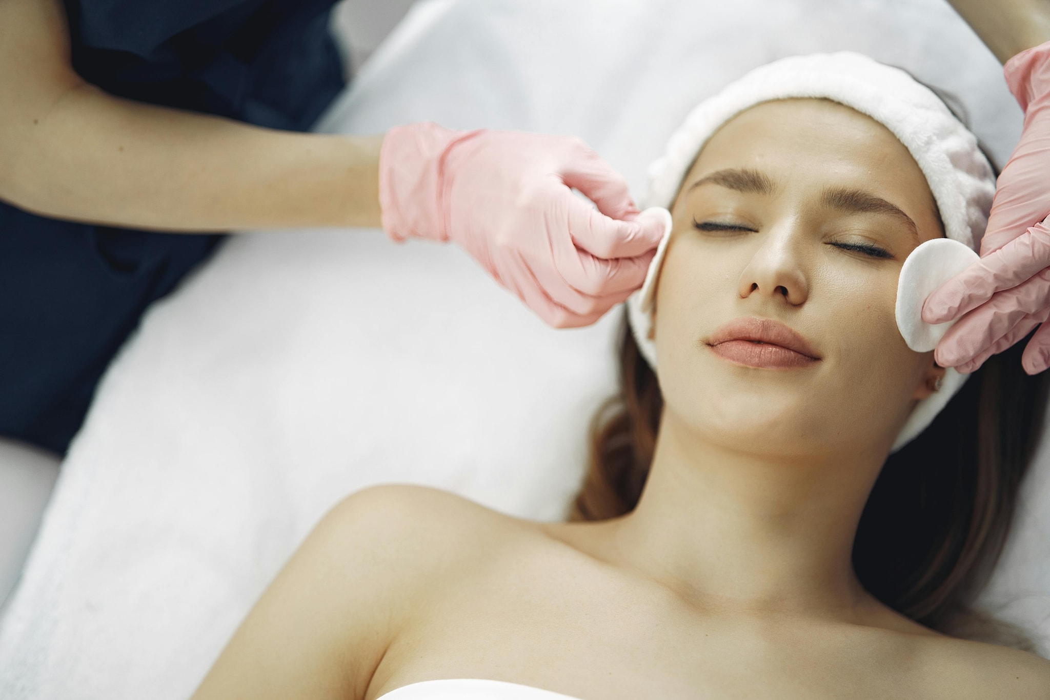 Professional facial treatment at BC Medical Spa & Wellness Centre